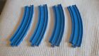 TOMY TRACKMASTER CURVE BLUE TRACK X 4  LOT 3