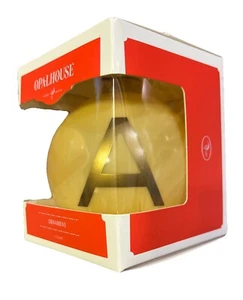 Opal House “A” Yellow Ornament - 3.5” Diameter - Picture 1 of 6