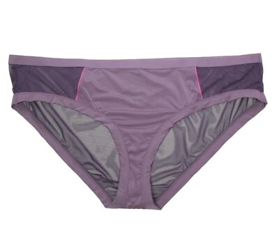 Sexy Bragas Púrpura ADORE ME Bloques de Color Malla Contraste Talla Grande 3X Nuevas con Etiquetas - 810 Foto 1 de 3