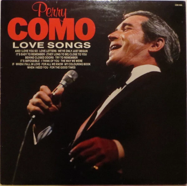 Perry Como - Love Songs - Used Vinyl Record - 93 - W1177z - Image 1 of 1