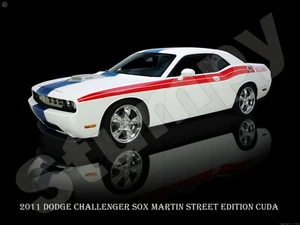 "Dodge Challenger Sox Martin Street Edition 2011 letrero de metal 9"" x 12"" o 12"" x 16" - Imagen 1 de 1