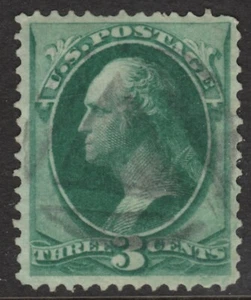 Scott #158 1873 Masonic Fancy Cancel MSP05-37 - Bild 1 von 1