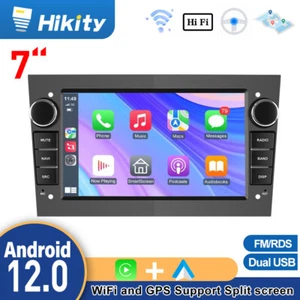 7" Car Radio Stereo CarPlay Android 12 WiFi GPS For Opel Astra Vectra Zafira - Picture 1 of 15