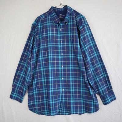 Southern Tide Shirt Mens XL Casual Pocket Button Down Blue Plaid Long Sleeve - Image 1 of 4