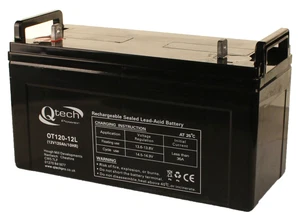 LEISURE Battery GEL AGM 120ah 12v Boat Yacht HEAVY DUTY Motorhome Marine Solar - Picture 1 of 3