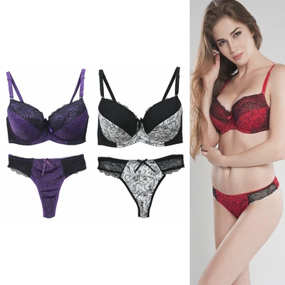 Women Lace Briefs Crotchles G-string Thongs Panties Lingerie Underwear Set - Bild 1 von 4