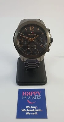 TOMMY HILFIGER TH.477.1.34.3439. 45MM QUARTZ DAY AND DATE WATCH - Image 1 of 4