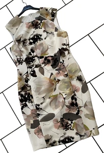 Phase Eight Kleid Etuikleid  Gr 16 , 42, Hochwertig Cremeweiß Muster 1x getragen - Bild 1 von 11