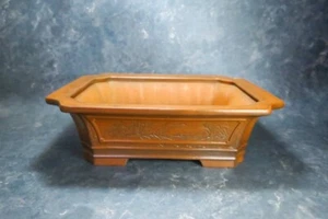 Genuine Japanese Bonsai pot "Bigei" with good patina, from Tokoname. - Picture 1 of 18