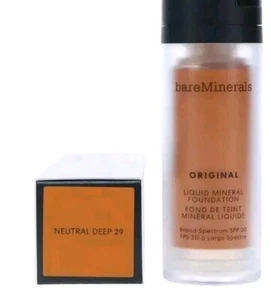 Base Mineral Líquida Original BareMinerals Sellada MFG Profundidad Neutra - Imagen 1 de 13