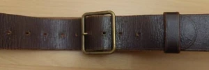 Offiziersgürtel, Leder, Gr. 100cm/39,4 Zoll, 1975, 1983, gebraucht, Schweizer Armee - Bild 1 von 24