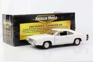 1:18 Dodge Charger 500 1969 weiss 1:18 Ertl American Muscle