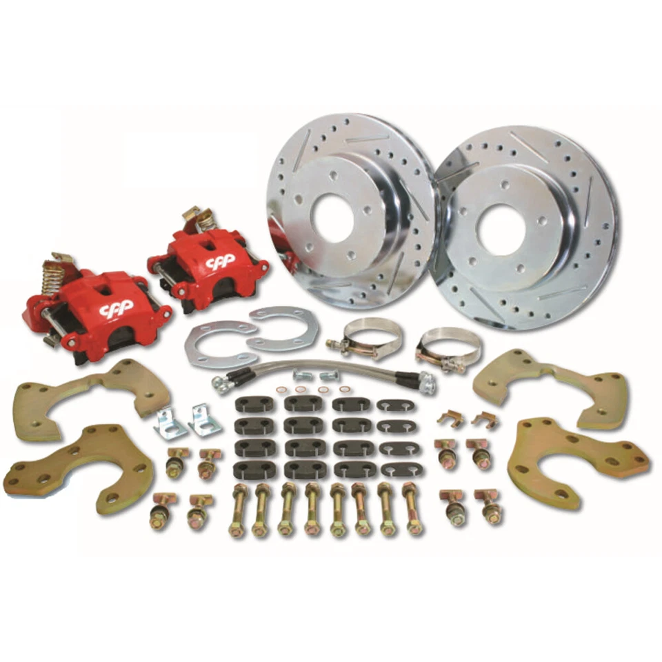 Kit de frenos de disco traseros Classic Performance Products rotores perforados/ranurados Ford... Foto 1 de 1