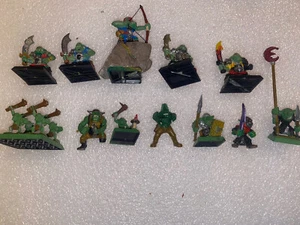 VINTAGE WARHAMMER HEROQUEST GOBLIN & ORKS & GRETCHINS BUNDLE - Picture 1 of 3