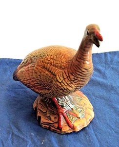 80s Hand-painted Turkey Figure - Picture 1 of 4