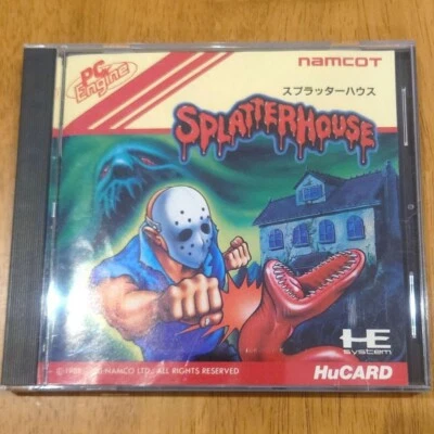 SPLATTER HOUSE namcot NEC PC ENGINE Hu-Card from JAPAN - Image 1 of 2