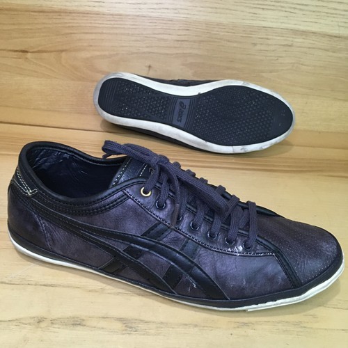 2010 ASICS Uomo Biku LE DX Gun Metal Nero Minimalista Stile Basso Fashion Trainer