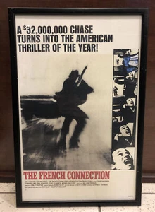 Póster de la película The French Connection 1971 raro estilo B muy limitado Gene Hackman - Imagen 1 de 10