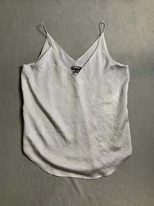 Top Express Para Mujer Mediano Minimalista Moderno Gris Brillante Correa Espagueti - Imagen 1 de 10