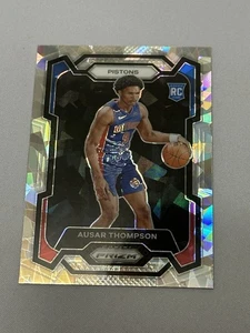 2023-24 Panini Prizm Cracked Ice Prizm Rookie Ausar Thompson RC Pistons - Picture 1 of 2