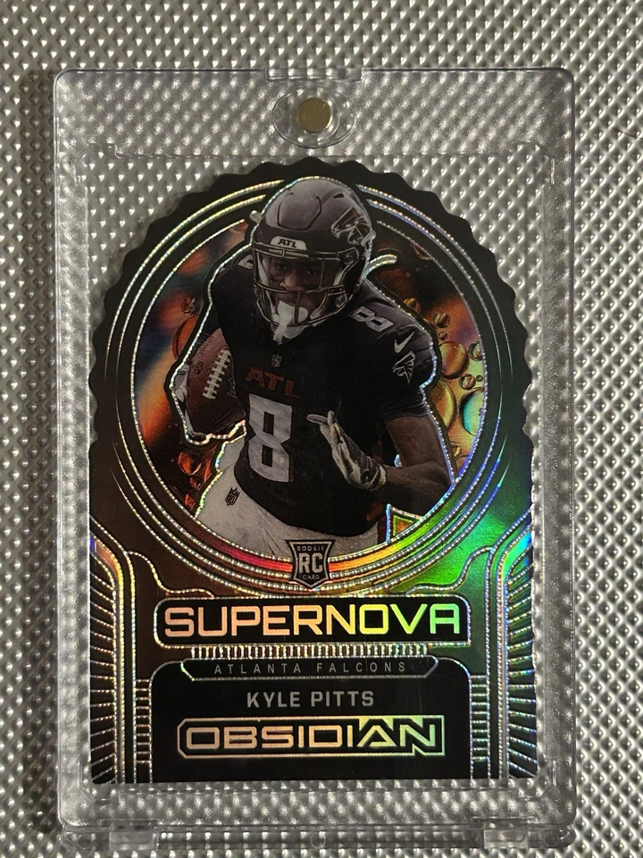 2021 Panini Obsidian - Supernova Kyle Pitts #S-19 /35 (RC) - Image 1 of 2