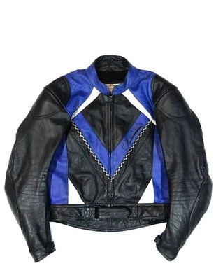 ProBiker Men Moto Leather Jacket Motocross Racing Size M - Image 1 of 4