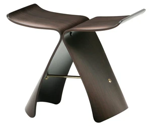 Sori Yanagi Butterfly Stool Rosewood S-0521RW-ST Tendo Mokko Made in Japan New - Picture 1 of 6