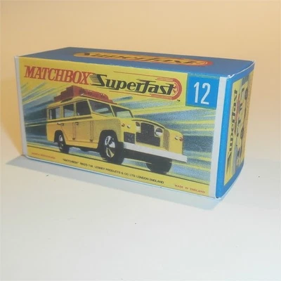 Matchbox Lesney Superfast 12 d Land Rover Safari G Style Repro Box - Image 1 of 4