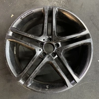 "Llanta de fábrica original de 21"" AMG Mercedes-benz todo negro clase GLE 85624" Foto 1 de 4