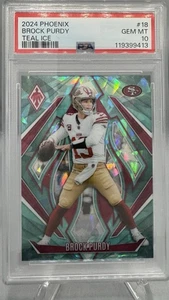 2024 PANINI PHOENIX TEAL ICE #18 BROCK PURDY SSP 5/7 PSA 10 POP 1 eBay 1/1 - Imagen 1 de 2