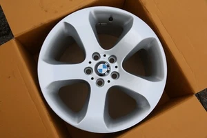 BMW Alufelge Sternspeiche 132 10Jx19 ET 45 Silber X5 E53 36116761932 wheel jante - Bild 1 von 11
