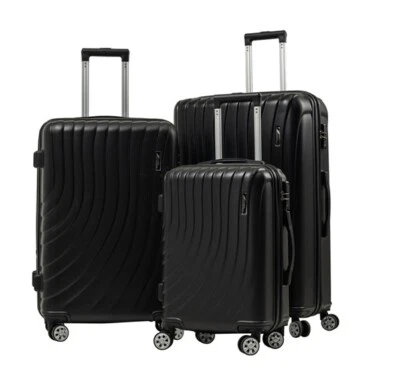 Luggage Set 3 Piece Expandable Suitcase TSA Lock Double Spinner Wheels HardSide - Image 1 of 4