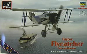 Fairey Flycatcher (tardo), 1:48, armory, plastica, *NUOVO* - Foto 1 di 3