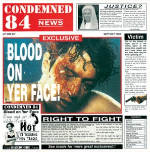 CONDEMNED 84 "Blood On Yer Face" LP (PInk Vinyl) - Picture 1 of 1