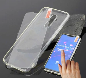 Huawei Modelli Silicone Custodia per Cellulare 1A Cover + 9H Protezione - Foto 1 di 12