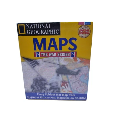 National Geographic Maps The War Series Special Edition PC CD-ROM New Sealed - Image 1 of 3