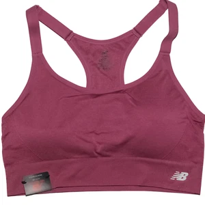 Athleisure Ladies New Balance Sports Bra XL Dragon Fruit Adjustable Strap - Picture 1 of 7