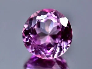 AAA+ 14.50 Ct Natural Certified Padparadscha Sapphire Round Cut Loose Gemstone - Picture 1 of 4
