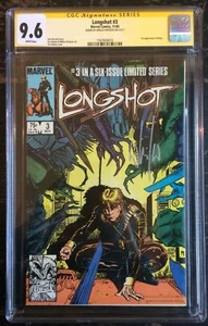 Longshot #3 CGC SS 9.6 1st Appearance Of Mojo Signed By Whilce Portacio - Picture 1 of 3