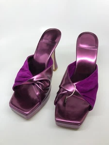 Jeffrey Campbell Hollyweird Heels purple Suede & metallic Shoes 9 Platform NIB - Picture 1 of 7