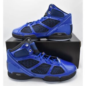 Adidas Mens Sz 11 AdiZero Rose 1.5 Restomod Royal Blue Black Basketball Sneakers
