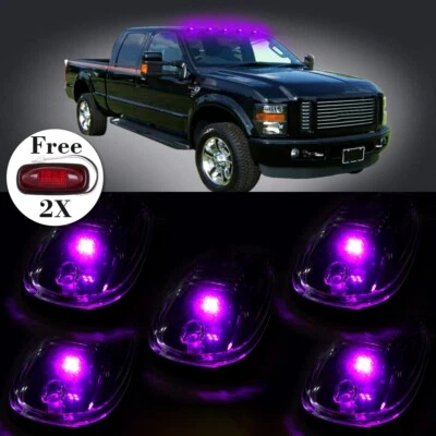 5X Car Cab Marker Clear Light LED For 03-16 Dodge Ram 4500 5500+Free Side Marker - Image 1 of 4