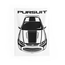 Ford FPV Pursuit UTE - schwarzer Streifen - Wandteppich - Pursuit UTE Wandkunst