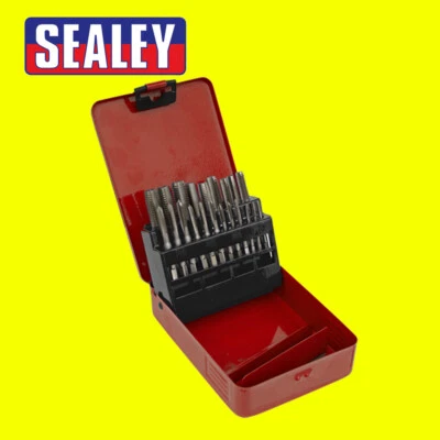 Conjunto de torneiras Sealey AK3021 21 peças métricas M3-M12 plugue cônico torneiras inferiores reparo de rosca - Imagem 1 de 3
