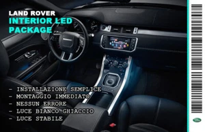 ✨ SET LAMPADINE LED INTERNI "RANGE ROVER EVOQUE 1" BIANCO GHIACCIO 2011-2018 ✨ - Foto 1 di 1