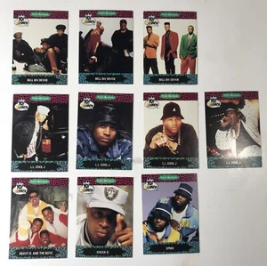 🔥YO! MTV RAPS (Proset 1992) Cards Set Of 10 HIP-HOP ARTISTS - Picture 1 of 4