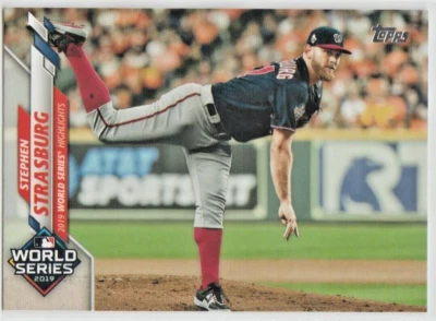 Topps #76 2020 Stephen Strasburg WSH - Nacionales de Washington Foto 1 de 2