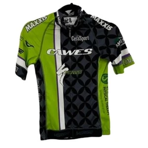 Verge Strike Cycling Jersey Size Medium - Green/Black - Excellent Condition - Picture 1 of 10