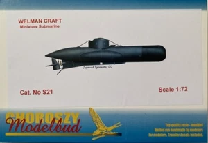 1/72 Welman Craft Miniature Submarine Choroszy Modelbud S21 Resin model kit - Picture 1 of 19