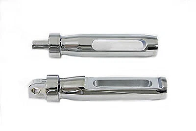 Juego de estriberas estilo ranurado Billet para Harley Davidson de V-Twin Foto 1 de 2